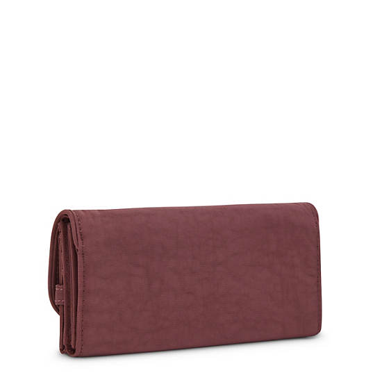 Kipling Money Land Snap Wallet Wallets Mahogany | CA 2188ZU